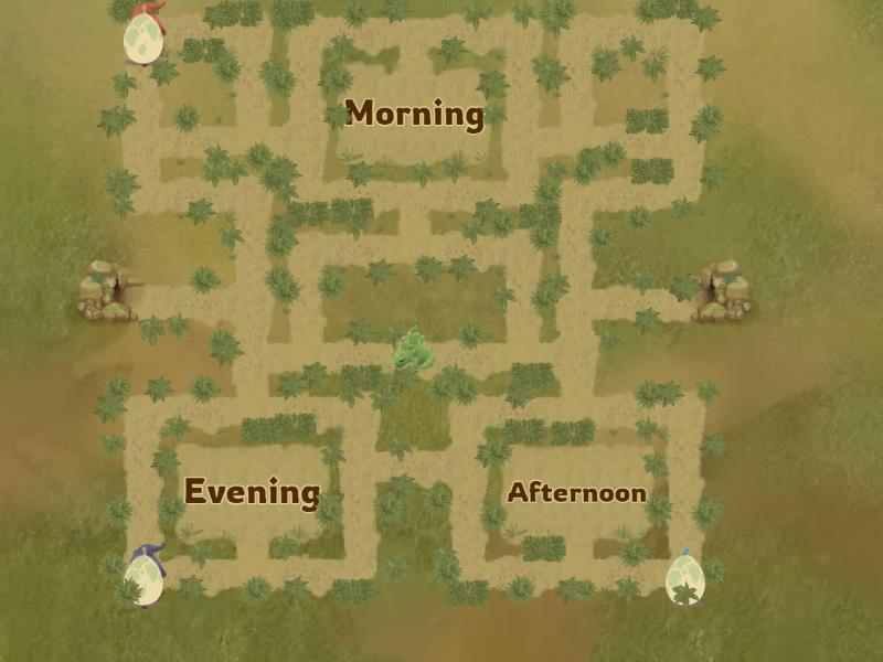 Daily routine - Maze chase
