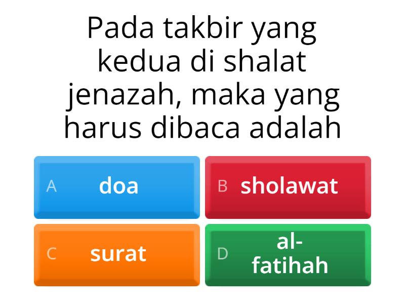 SOAL LATIHAN FIQIH - Quiz