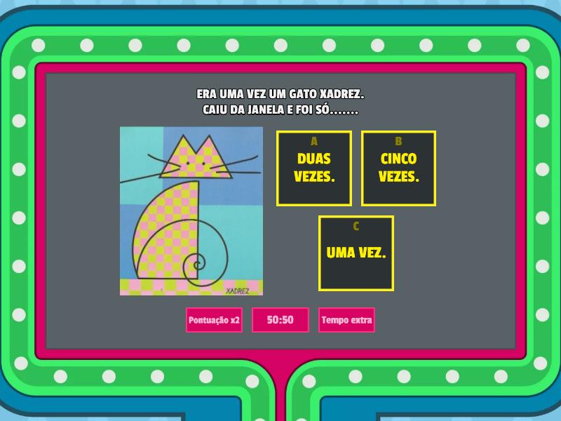 ERA UMA VEZ UM GATO XADREZ... - Game show de TV