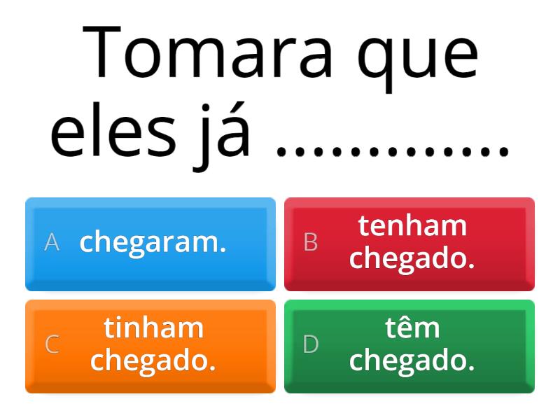 Tempos Compostos Do Subjuntivo - Quiz