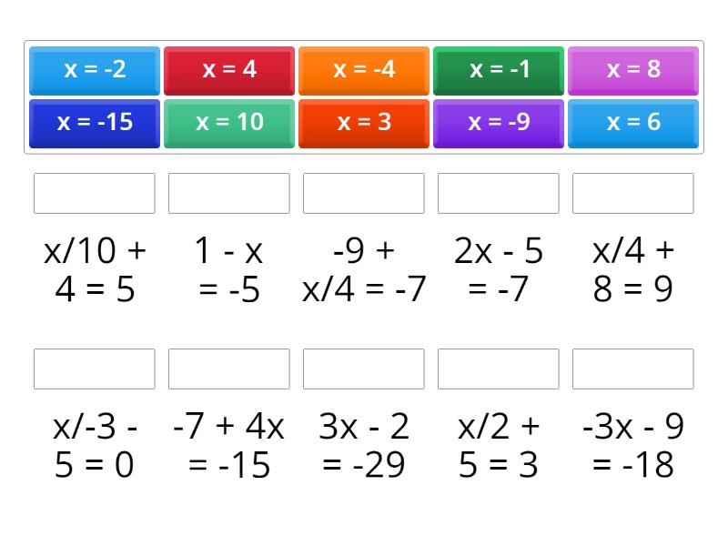 solving-2-step-equations-match-up