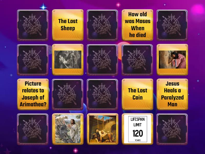 Bible Game - Matching pairs
