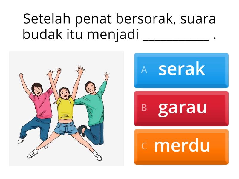 KATA ADJEKTIF PANCAINDERA TAHUN 3 - Quiz