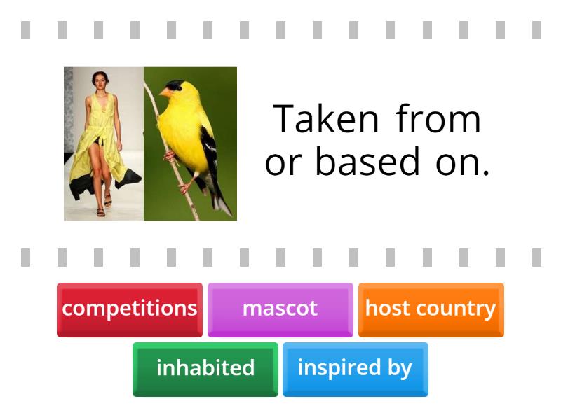 The Olympic Games KEY VOCABULARY - Find the match