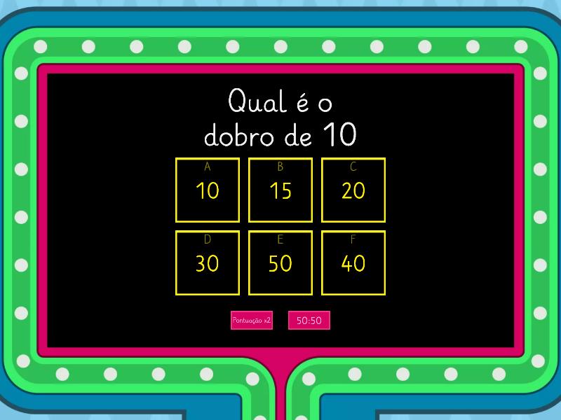 Matemática 2º Ano - Game Show De TV