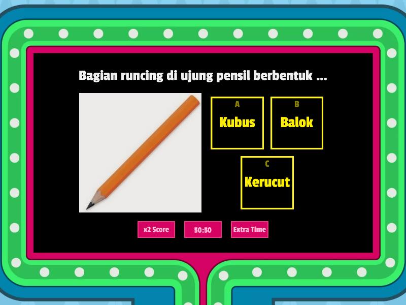 Latihan Soal Bangun Ruang - Gameshow Quiz