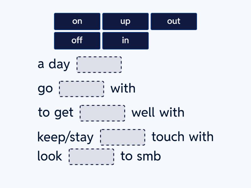 preposition - Complete the sentence