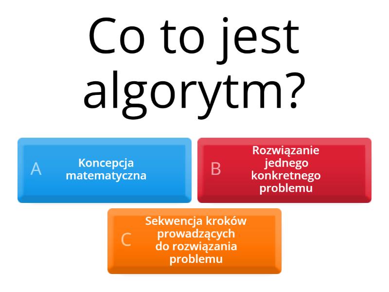 - Algorytmy I Ich Zastosowania - Quiz