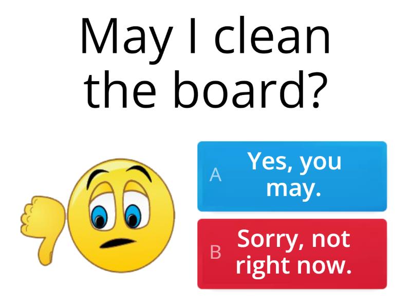 Permission can i may i quiz