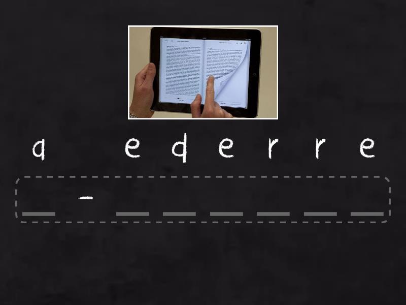 Think 1 Unit 7 Vocabulary - Anagram