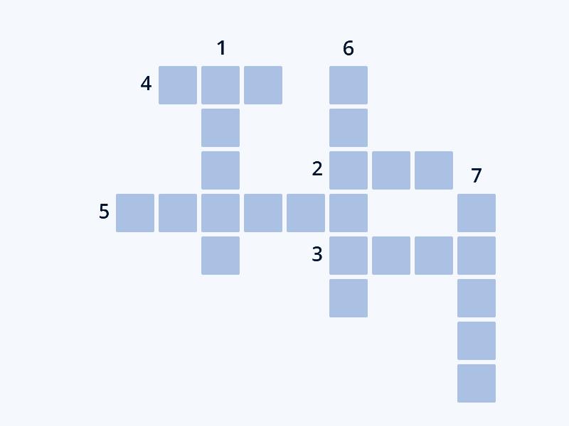 The riddles - Crossword
