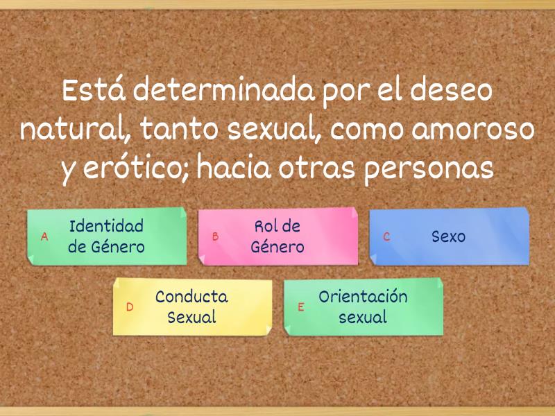 DIMENSIONES DE LA SEXUALIDAD - Quiz