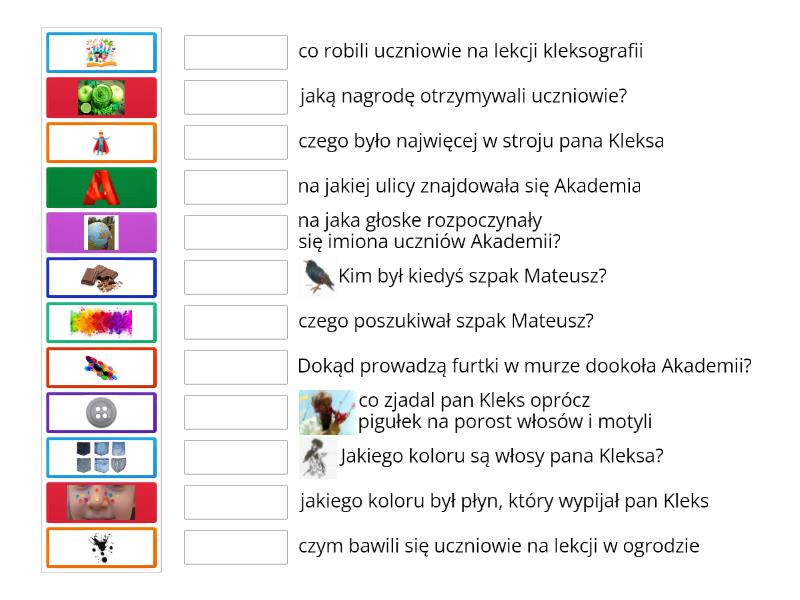 W Akademii Pana Kleksa - Match Up