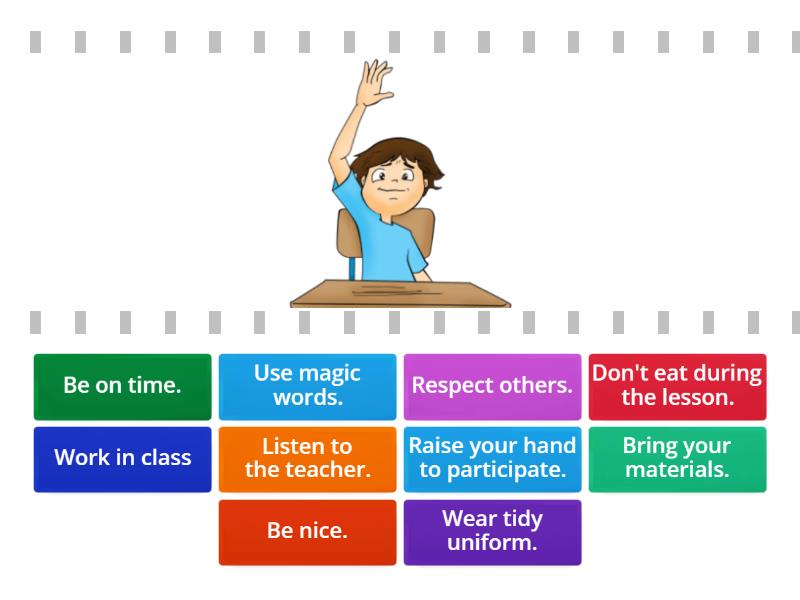 CLASSROOM RULES Cl - Cada oveja con su pareja