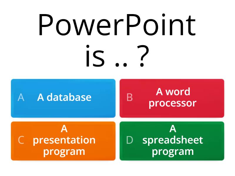 Basic PowerPoint - Quiz
