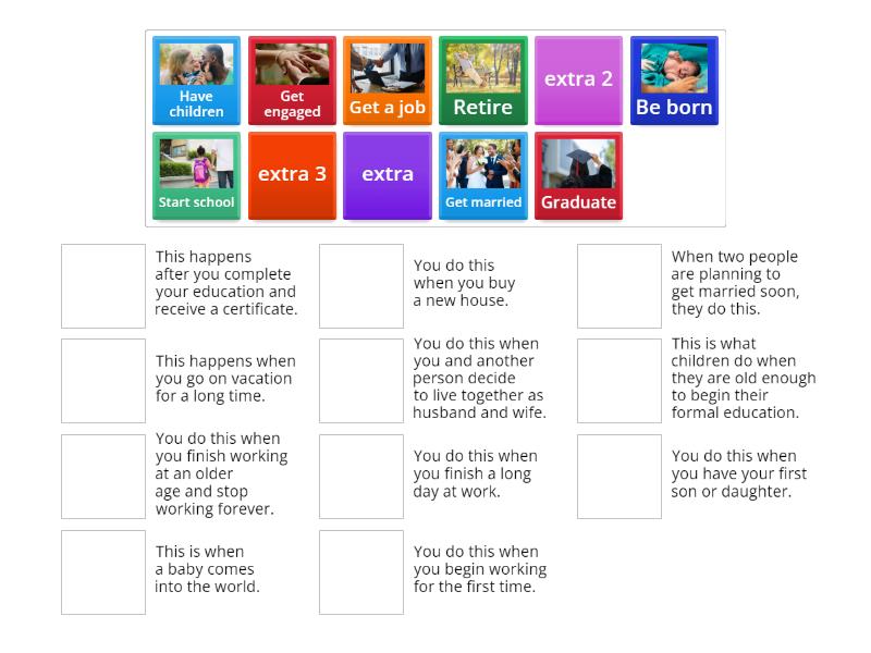 matching activity - Match up