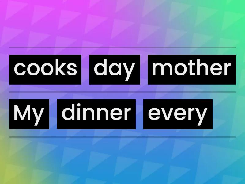 Present Simple Continuous Future Unjumble