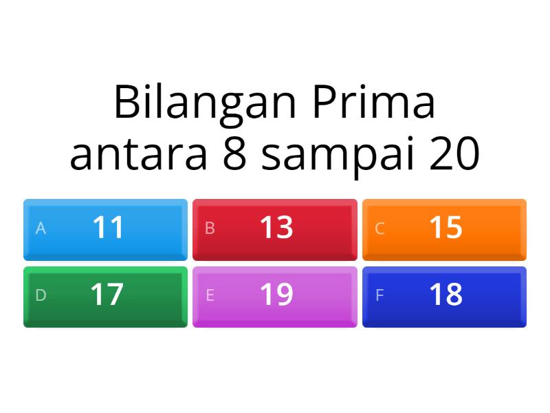 Soal Kelipatan Dan Faktor - Quiz