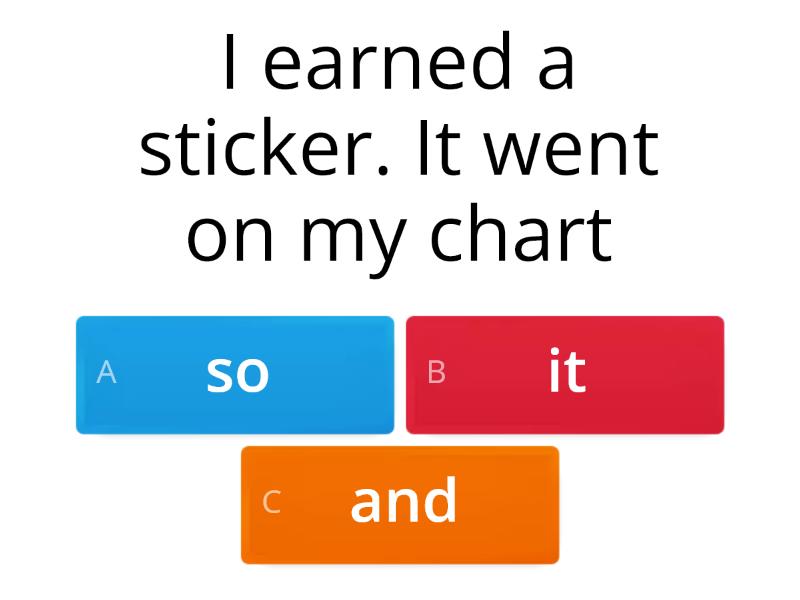 Conjunctions - Quiz