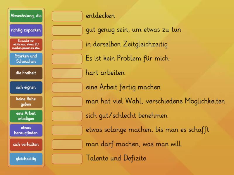 Berufsfindungstest B1.2 - It's A Match