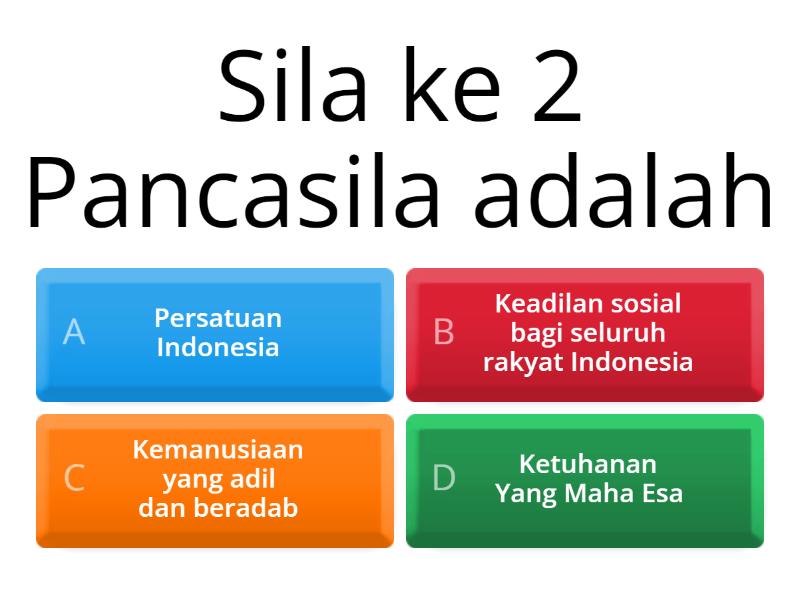 Tinjauan Materi Pancasila - Quiz