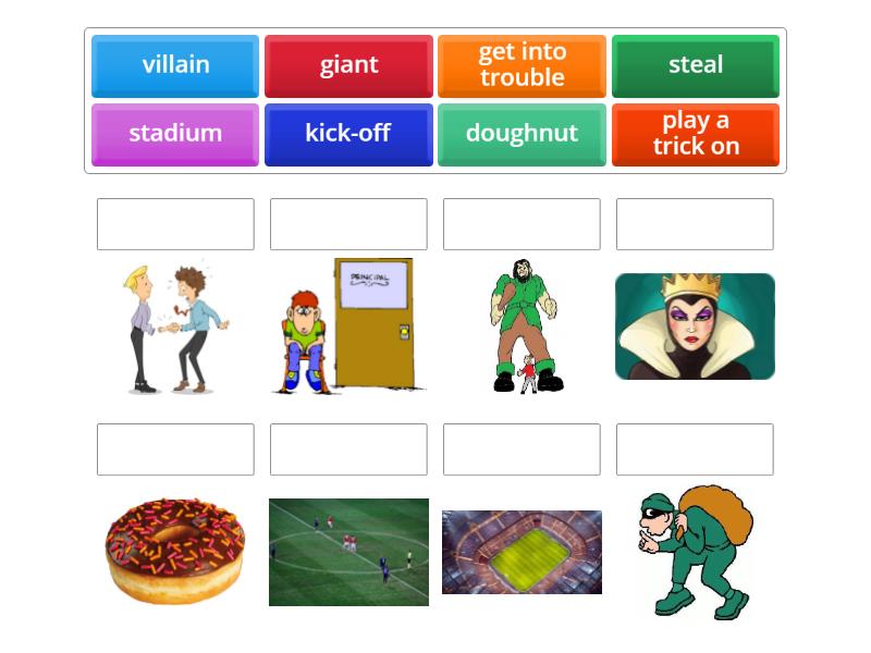 Family and Friends 4 unit 9 skills time - Match up
