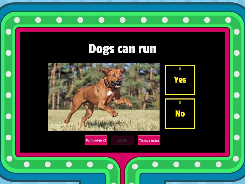 Animales y sus acciones - Gameshow quiz