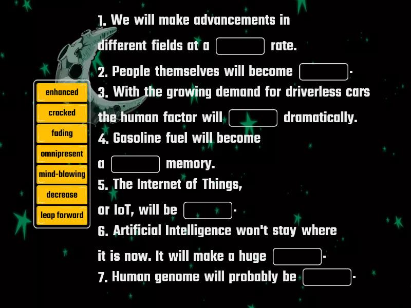 What will happen by 2025? Missing word