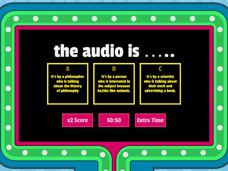 Animals Feelings Gameshow Quiz