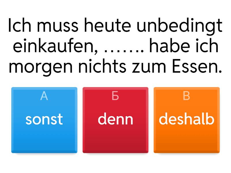 Danach Dann 6 Buchstaben