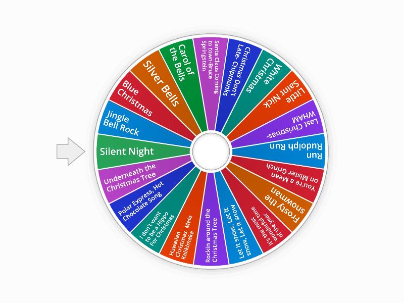 CHRISTMAS SONG ROULETTE! MAY THE ODDS EVER BE IN YOUR FAVOR - Random wheel