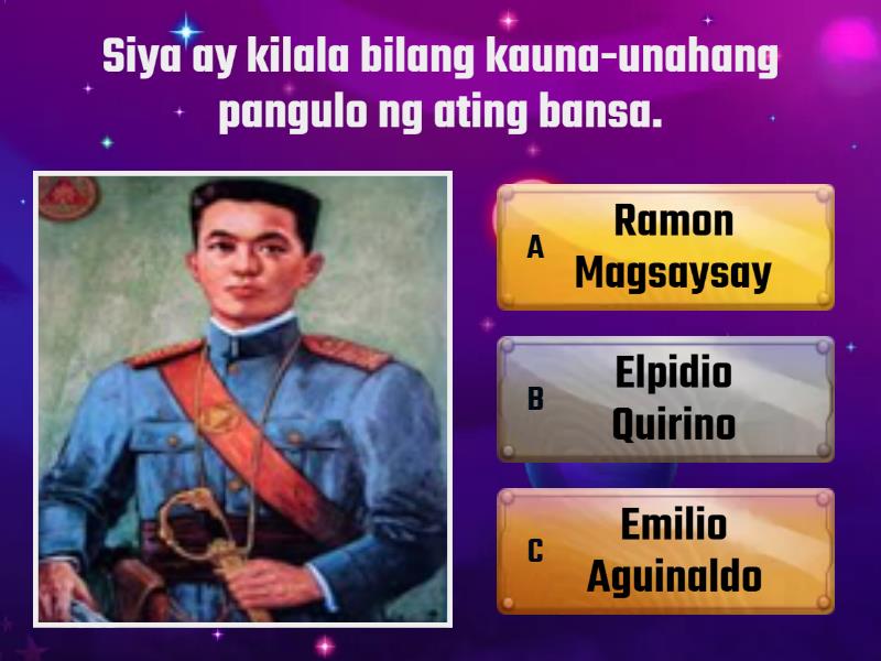 Panuto Kilalanin Ang Mga Naging Pangulo Sa Ating Bansa Na Nagkaroon Ng Malaking Responsibilidad