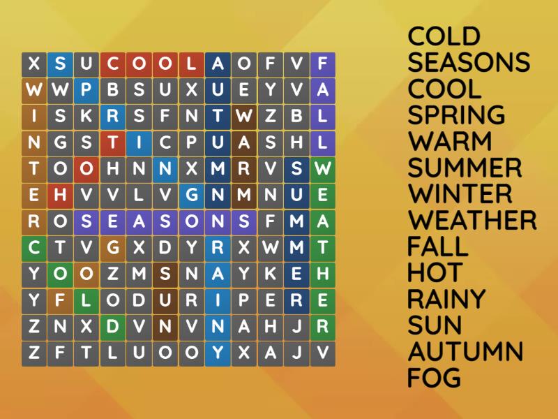 Season Wordsearch