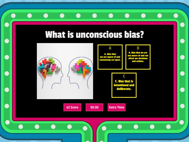 Unconscious Bias - Gameshow Quiz