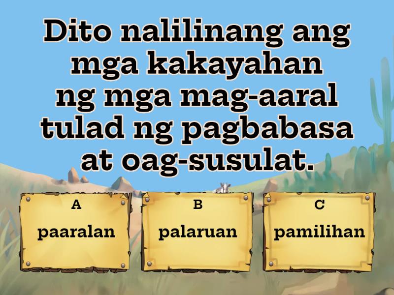 Ang Aking Komunidad - Quiz