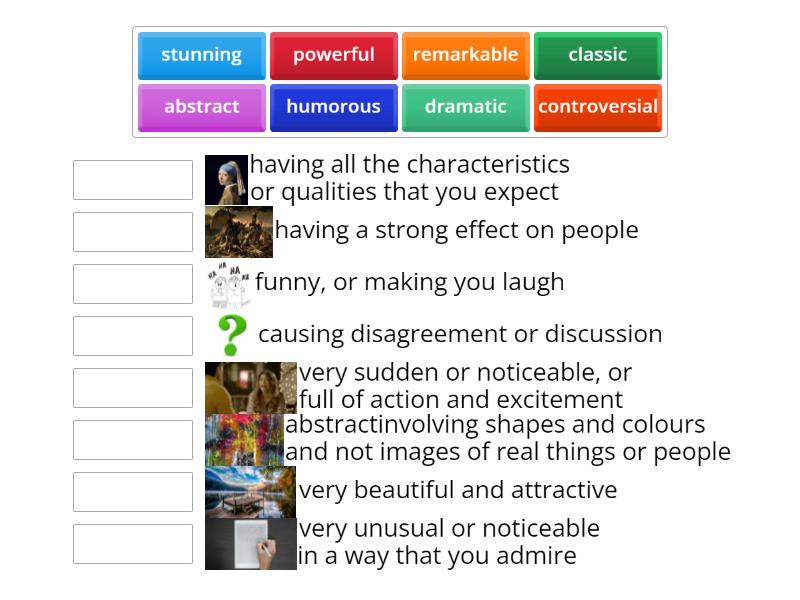 Prepare 6 Unit 16 Match Up