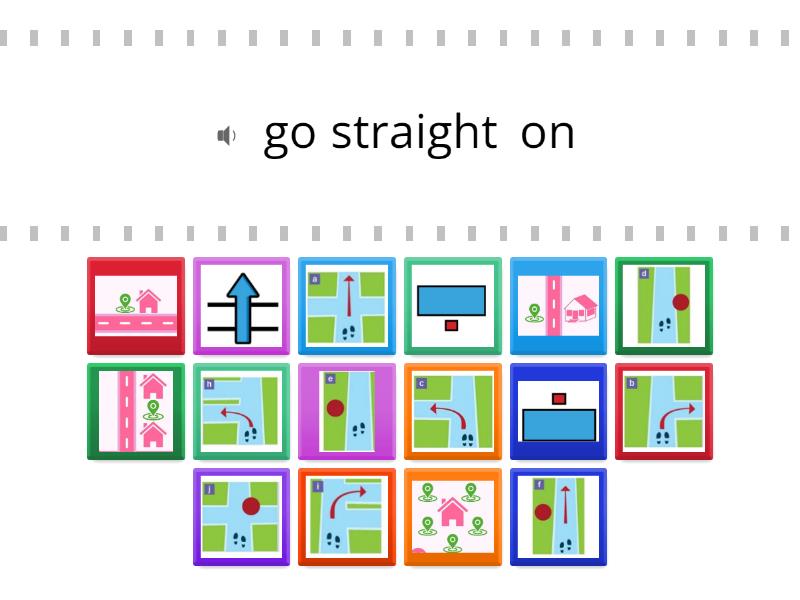 Giving directions spotlight 5 - Find the match