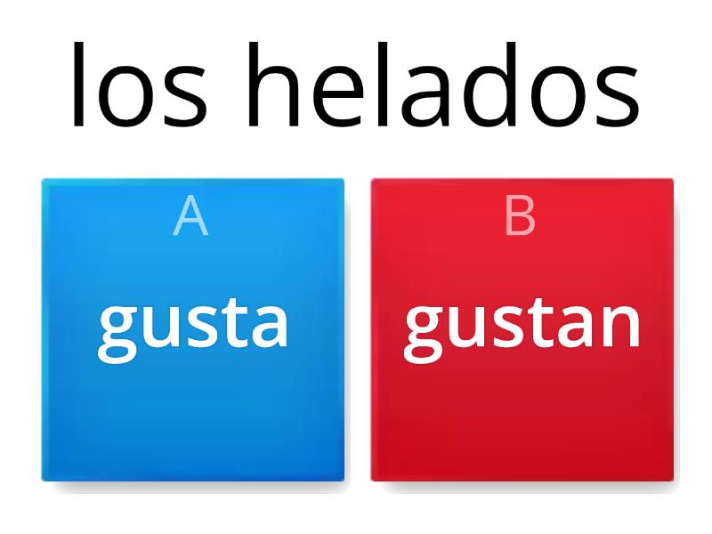 Gusta o gustan - Quiz