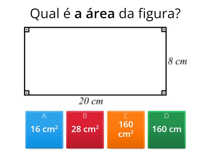 Área e Perímetro - 4º ano - Questionário