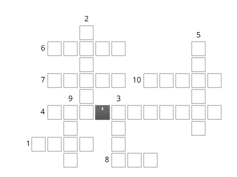 Commands Crossword