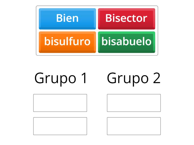 uso de bis -bi - Group sort