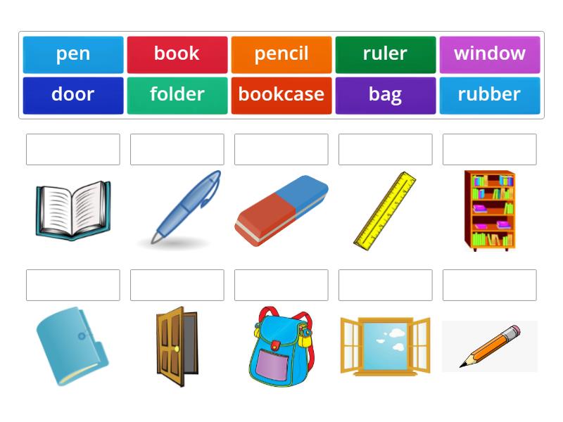 School things 2 - Match up