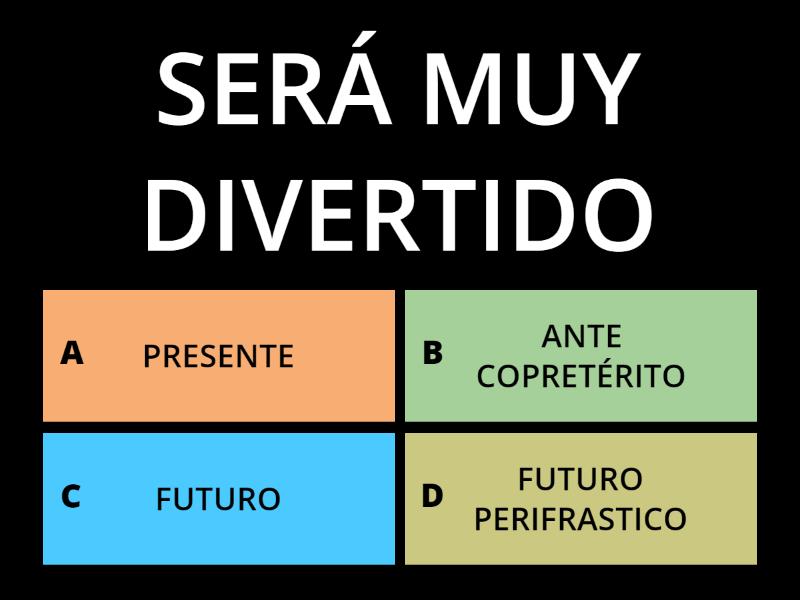 REPASO TIEMPOS VERBALES INDICATIVO - Quiz