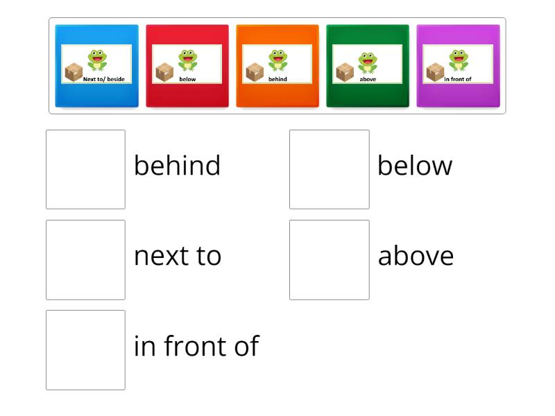 position words - Match up
