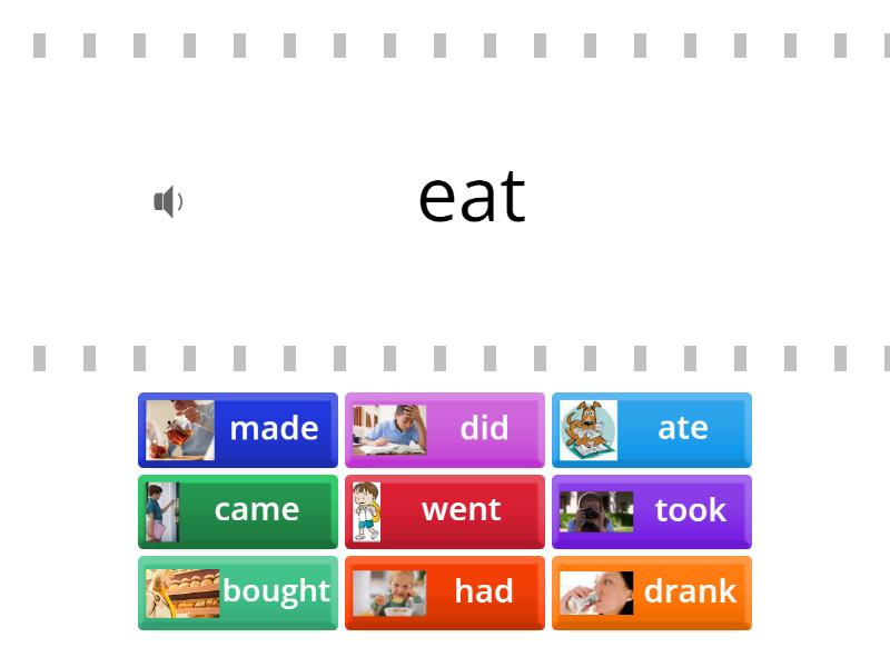 Irregular verbs - Find the match