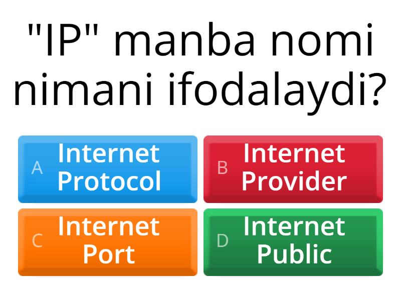 ip manba nomi nimani ifodalaydi