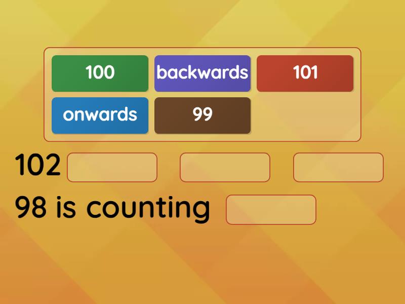 counting - Complete the sentence
