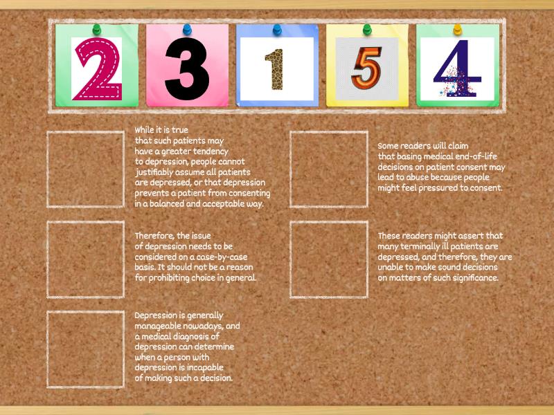 EAP5B Counter argument  rebuttal paragraph Match up