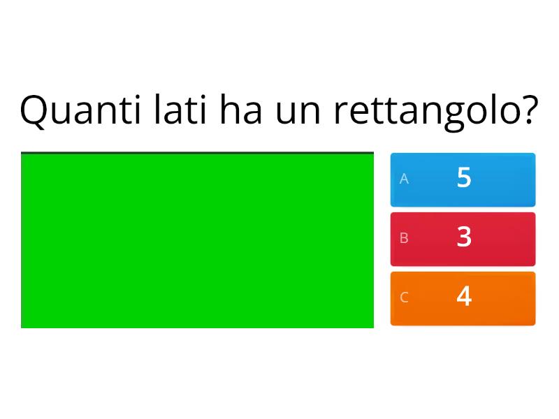 Perimetro E Area Del Rettangolo Quiz