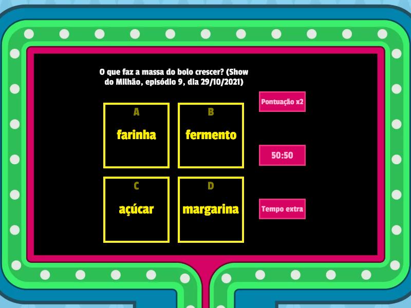 Wordwall - Conhecimentos Gerais E Matemática - Game Show De TV